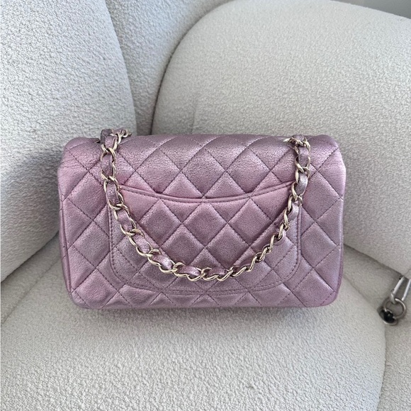 SOLD - CHANEL Iridescent Lambskin Mini Rectangular Flap Bag - Picture 7 of 7